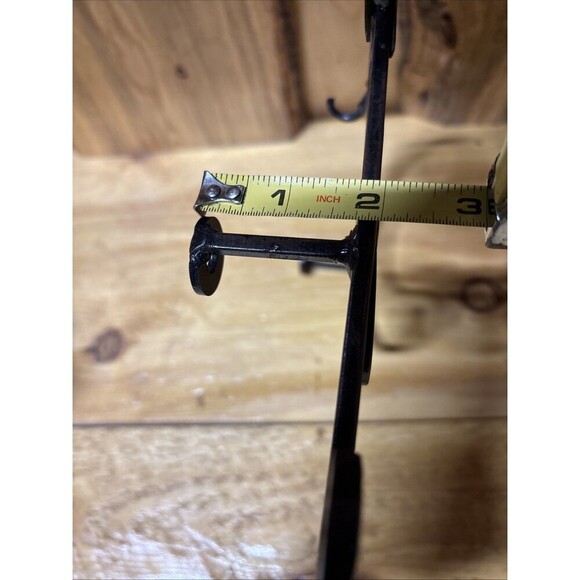 ROOSTER HOOK WALL IRON HANGER BROWN DECORATION - Picture 10 of 10